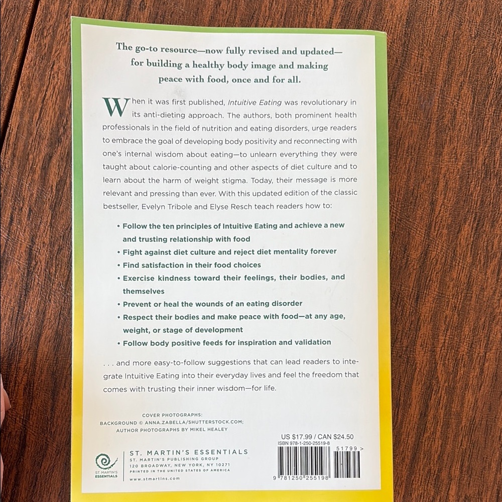 Intuitive Eating Book - Fourth Edition - Picture 2 of 2